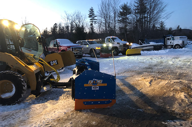 commercial snow plowing in maine